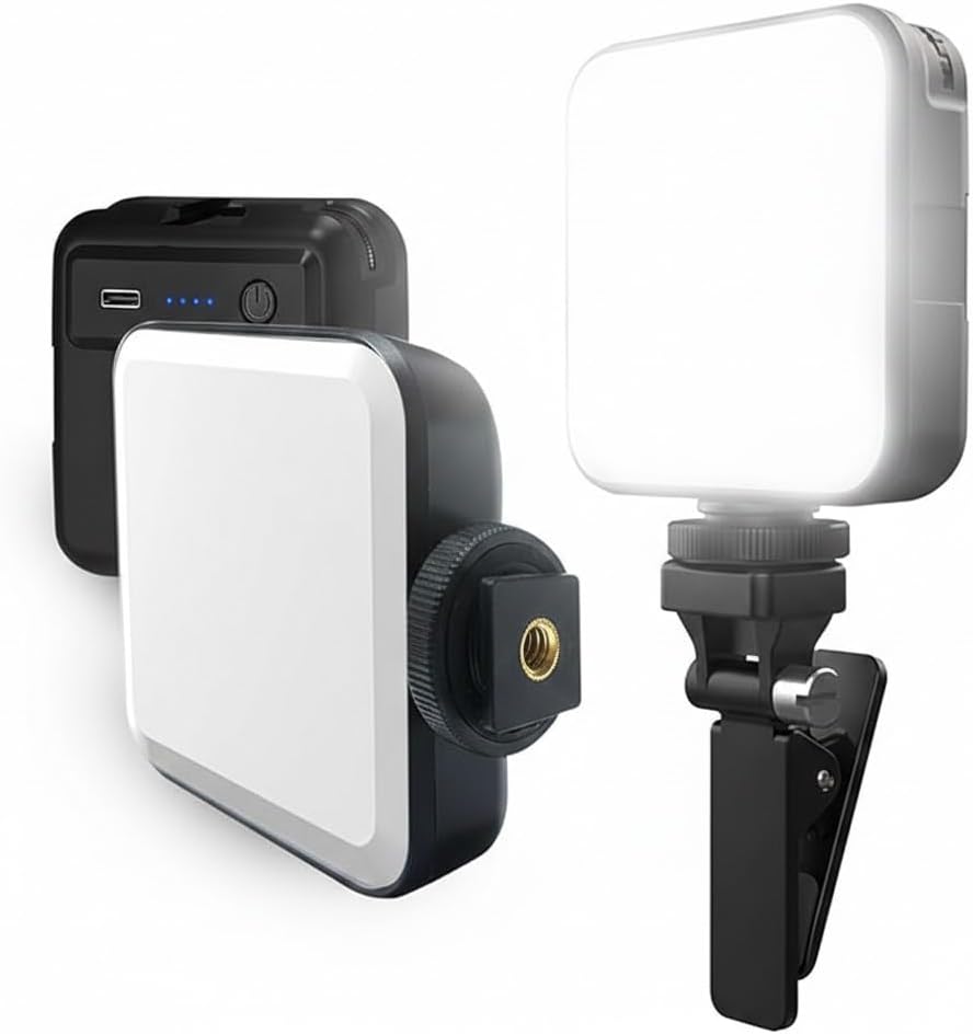 LED Video Light for Photography | 100 Dimmable Beads, Rechargeable