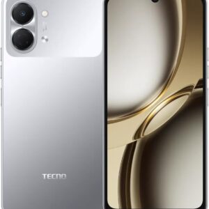 Tecno spark go3 4+4GB RAM 128 Battery 5000mAH 4G Color Titanium Grey
