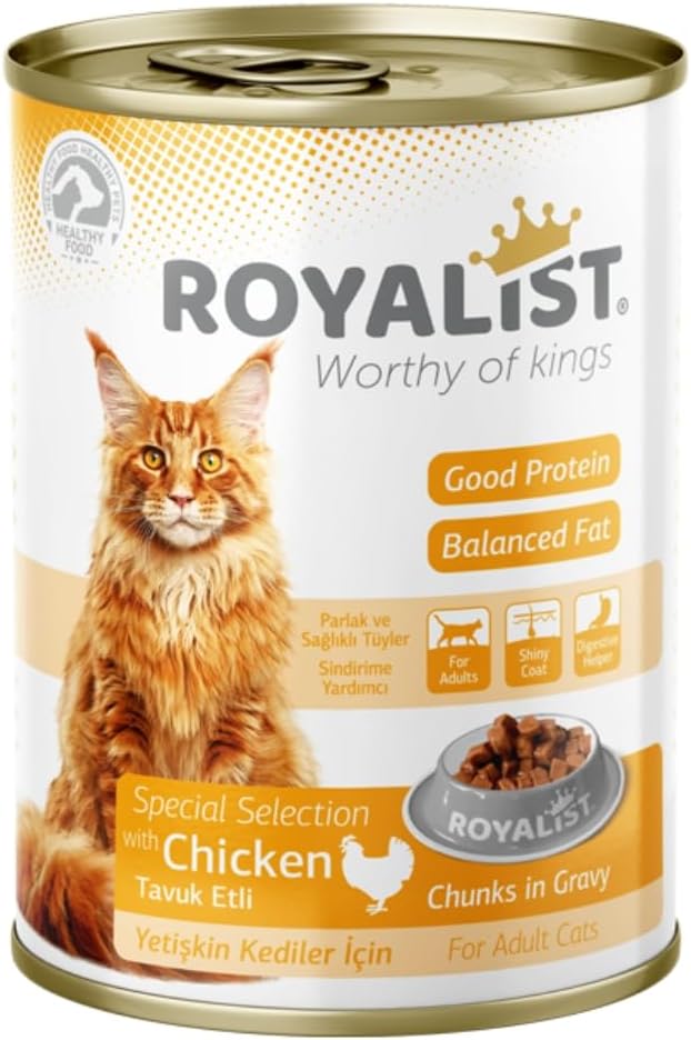 Royalist Adult Cat Chicken Chunks in Gravy 400g