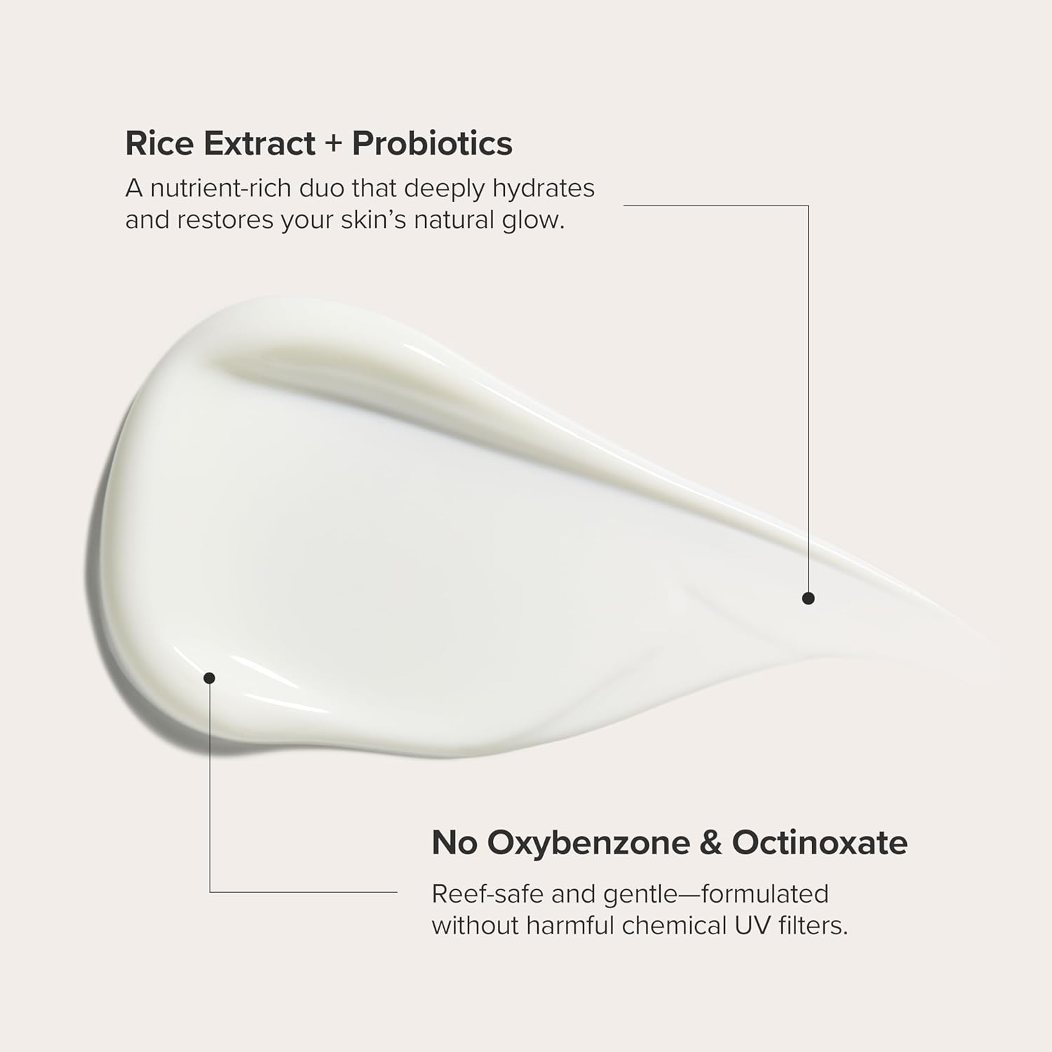 Sunscreen Cream With Rice Extract And Probiotics 50ml - Image 4