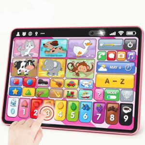 Trilingual Learning Toy Tablet with Music & Sound