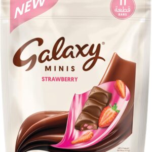 Galaxy Minis Strawberry Chocolate, Pack of 11