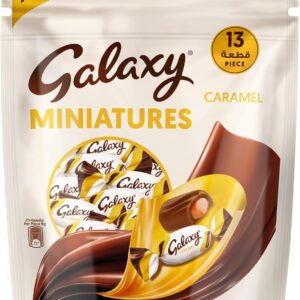 Galaxy Caramel Miniatures Smooth Milk Chocolate, Pack of 13