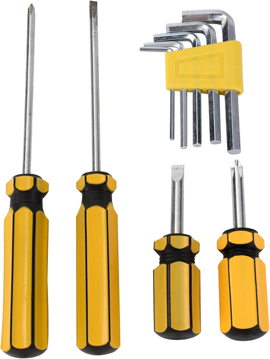Lawazim Screwdriver Set 9 Pieces |Screwdriver with Torx Phillips Head & Flathead