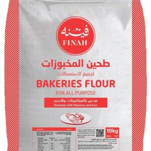 Finah All Purpose Bakery Flour 10kg – Fortified Multi-Use Baking Flour for Bread, Cakes, and Pastries