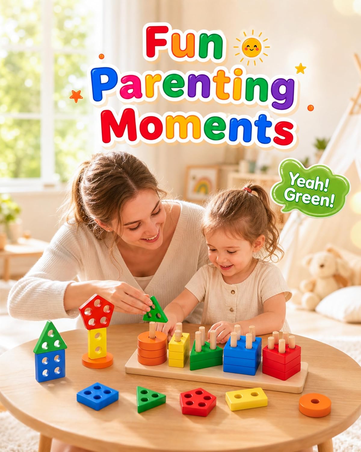 Montessori Toys for 1 to 3-Year-Old Boys Girls Toddlers - Image 3