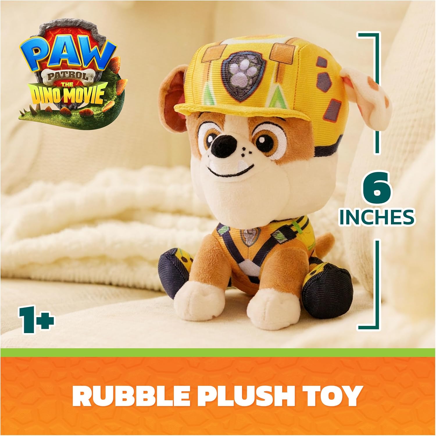 PAW PATROL GUND Dino Film Rubble Plush Toy - Image 2